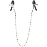 Beaded Nipple Clamps in Silver Bondage and Fetish > Nipple Stimulators & Clamps - Tophatter Daily Deals
