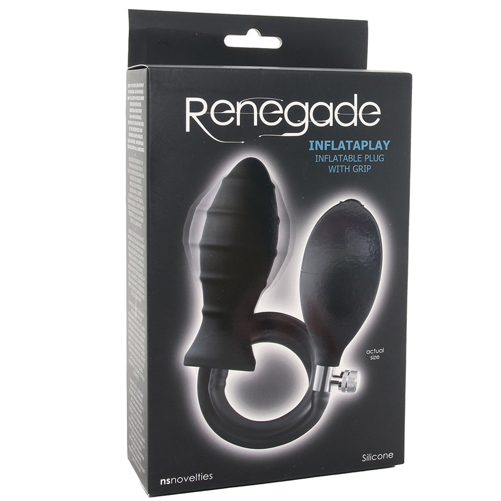 Renegade InflataPlay Silicone Inflatable Butt Plug Anal Sex Toys > Butt Plugs - Tophatter Daily Deals