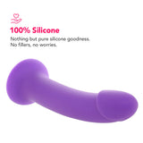 PinkCherry Premium 7 Inch Purple Silicone Dildo Dildo Sex Toys > G-Spot Dildos - Tophatter Daily Deals