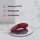 Womanizer Next 3D Pleasure Air Stimulator in Bordeaux Vibrators > Clitoral Stimulators - Tophatter Daily Deals