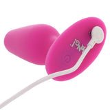 Bang! Vibrating Silicone Butt Plug in Pink Anal Sex Toys > Butt Plugs - Tophatter Daily Deals
