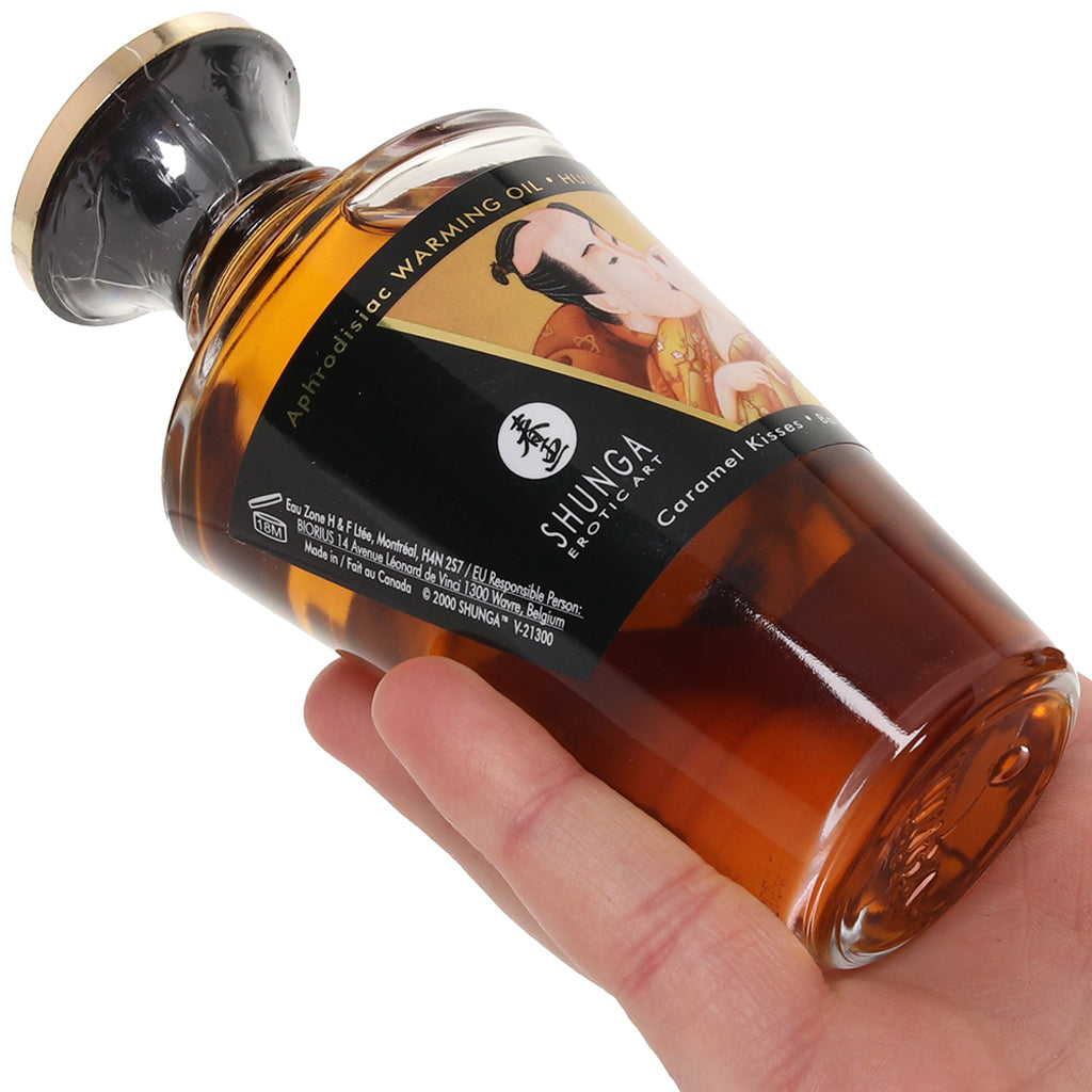 Aphrodisiac Warming Oil 3.5oz/100ml in Caramel Kisses Sensual Love > Massage - Tophatter Daily Deals
