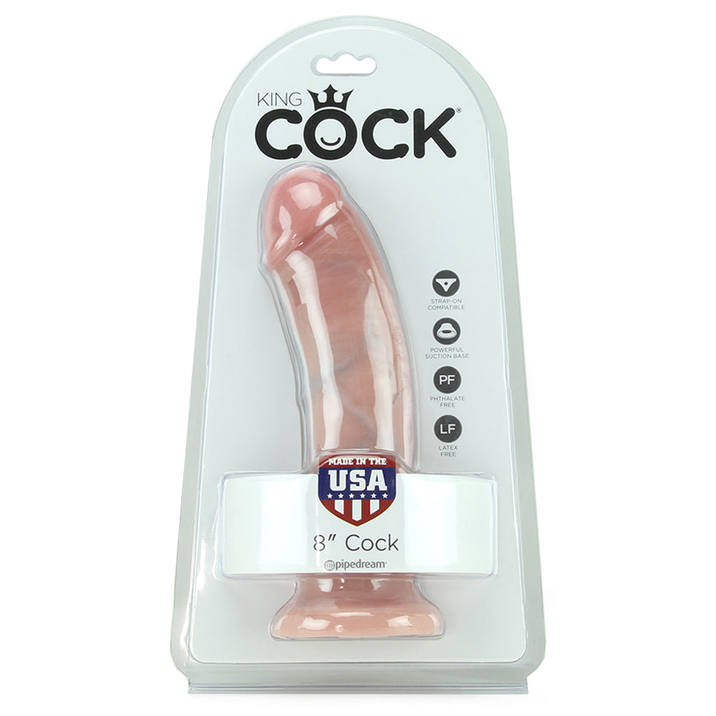 King Cock 8 Inch Dildo in Flesh Dildo Sex Toys > Realistic Dildos - Tophatter Daily Deals