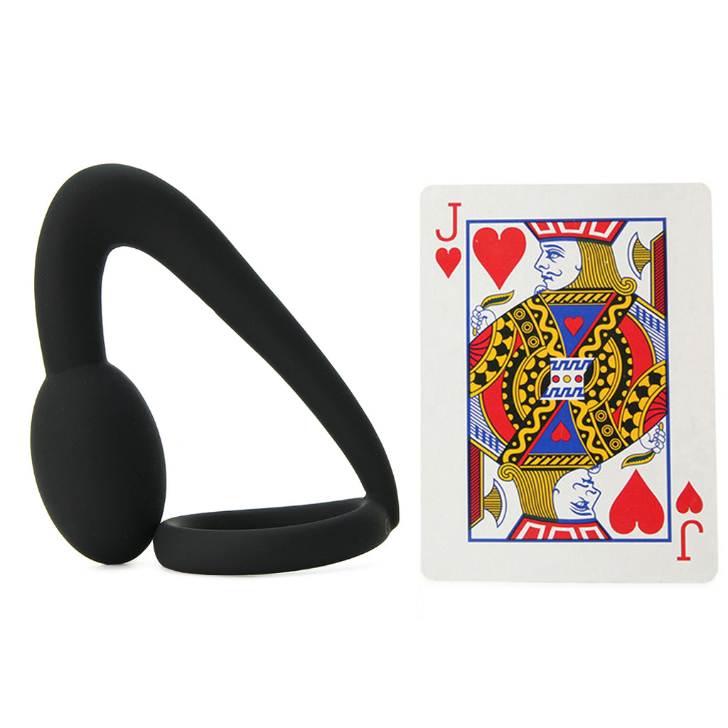 Prostatic Play Explorer Silicone Cock Ring & Prostate Plug Anal Sex Toys > Prostate Massagers - Tophatter Daily Deals