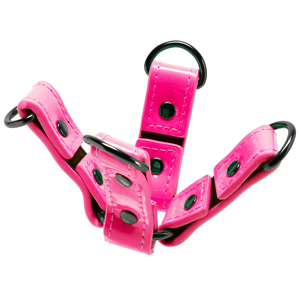 Electra Play Things Hog Tie in Neon Pink - Tophatter's Adult Sex Toys Online Bondage and Fetish > Restraints - Tophatter Daily Deals