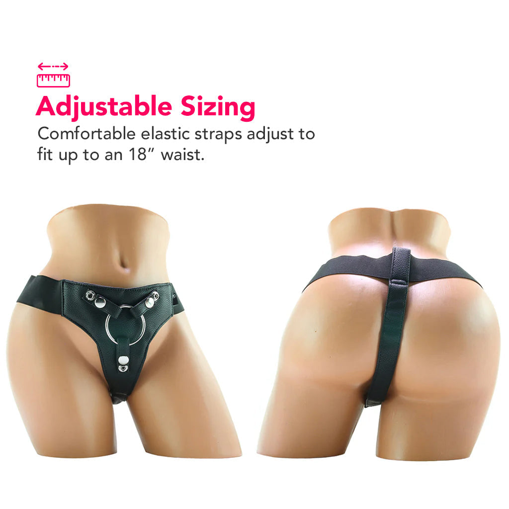 Ouch! Strap-On Harness & 6 Inch Realistic Dildo in Ivory Dildo Sex Toys > Strap-On and Harnesses - Tophatter Daily Deals