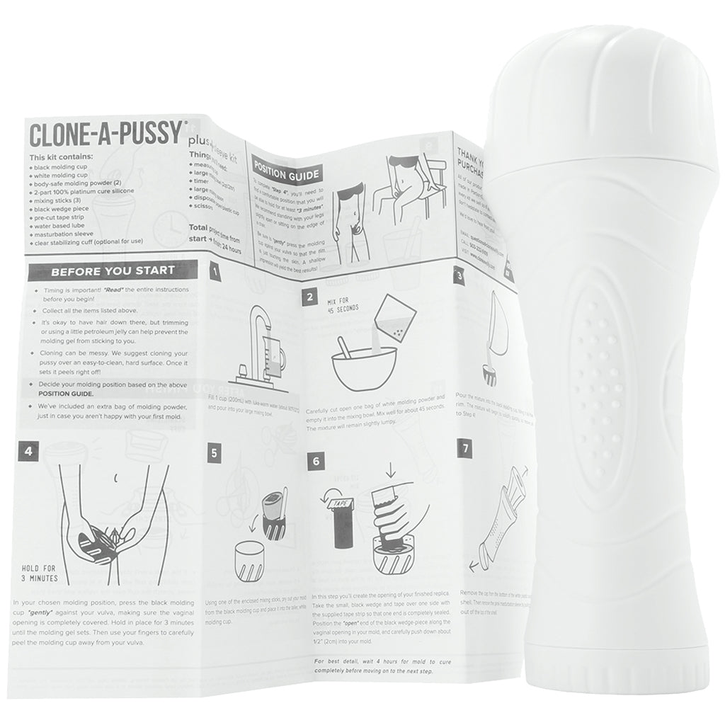 Clone-A-Pussy Plus Masturbator Sleeve Kit in Hot Pink - Tophatter's Adult Products Male Masturbators > Self-Contained Strokers - Tophatter Daily Deals