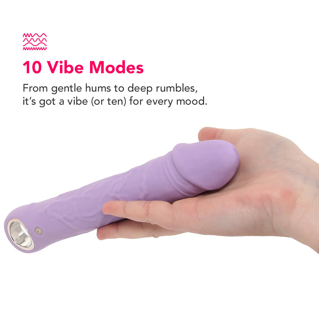 Large Purple Fantasy Vibe Vibrators > Realistic Vibrator Dildos - Tophatter Daily Deals