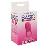 Basic Essentials Ridge Rider Vibrating Cock Ring - Tophatter's Adult Sex Toys Online Cock Rings - Tophatter Daily Deals