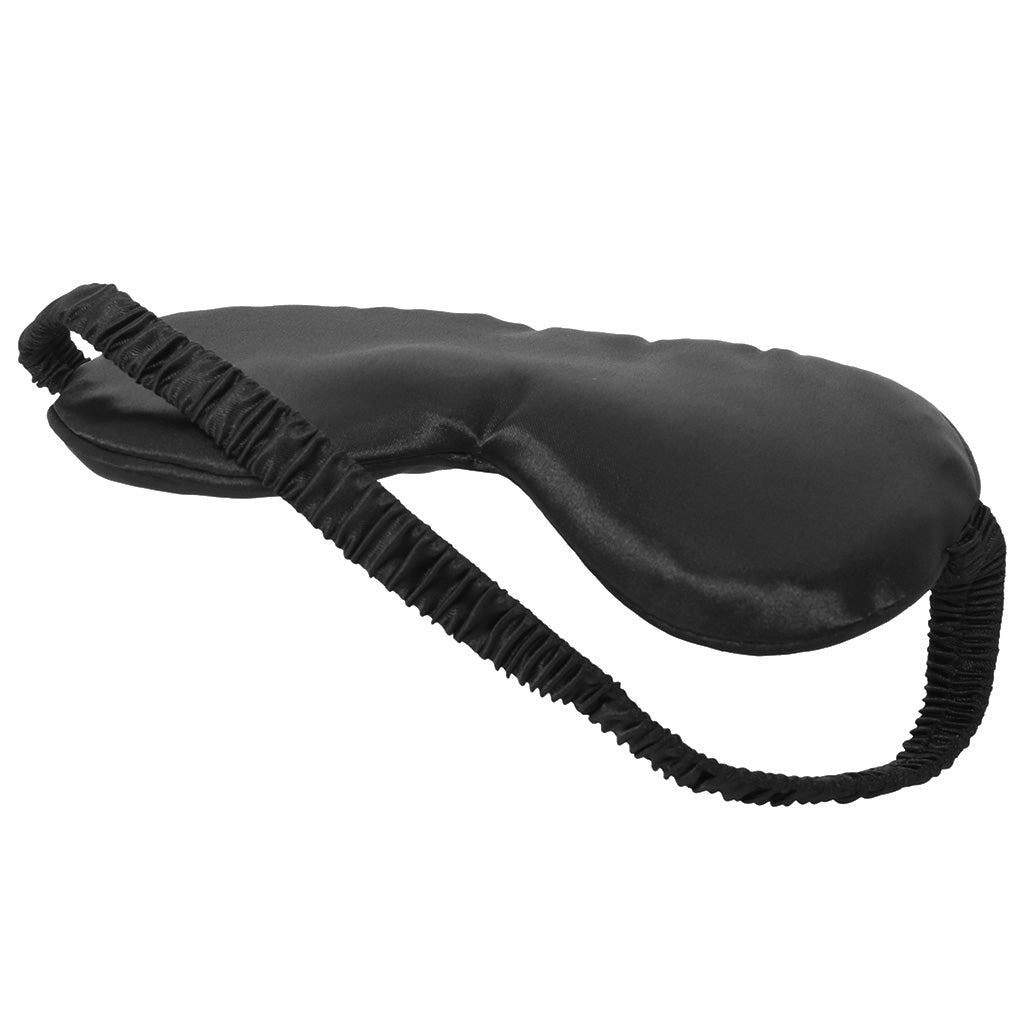 Ouch! Satin Blindfold in Black Bondage and Fetish > Pleasure Masks and Dress Up Play - Tophatter Daily Deals
