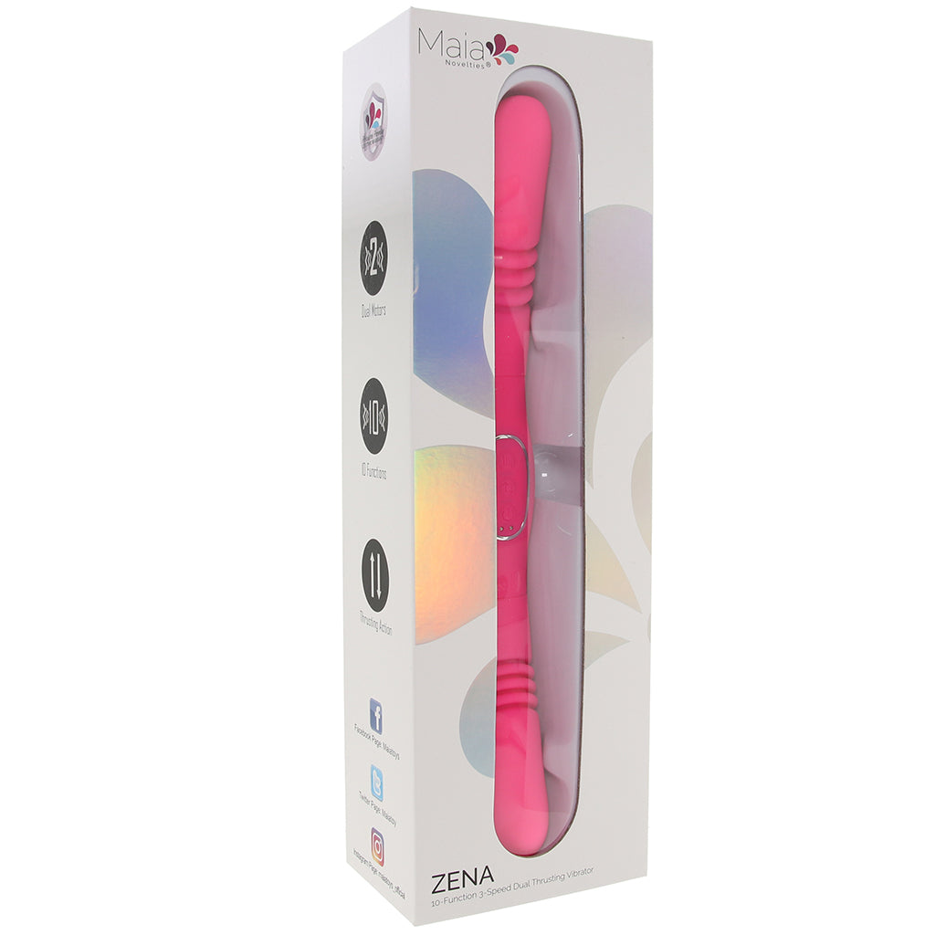 Zena Dual Thrusting Vibe Vibrators > G-Spot Vibrators - Tophatter Daily Deals