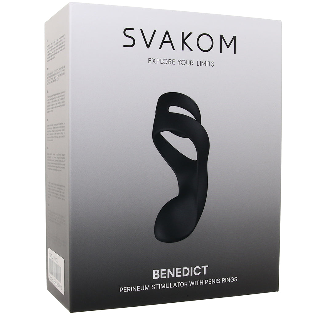 Benedict Double Ring Perineum Stimulator Cock Rings - Tophatter Daily Deals