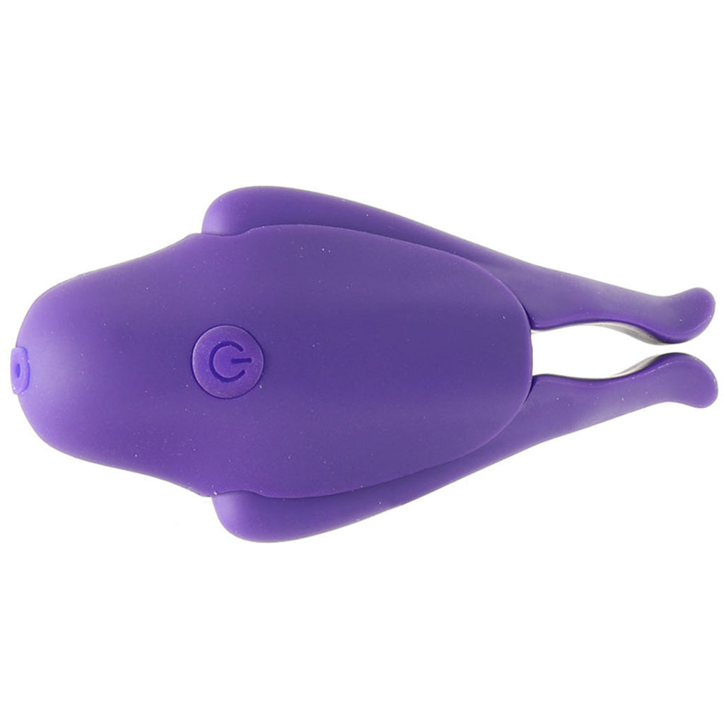Nipplettes Rechargeable Vibrating Clamps in Purple - Tophatter's Adult Products Bondage and Fetish > Nipple Stimulators & Clamps - Tophatter Daily Deals