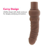 Power Stud Rechargeable Curvy Vibe in Brown Vibrators > Realistic Vibrator Dildos - Tophatter Daily Deals
