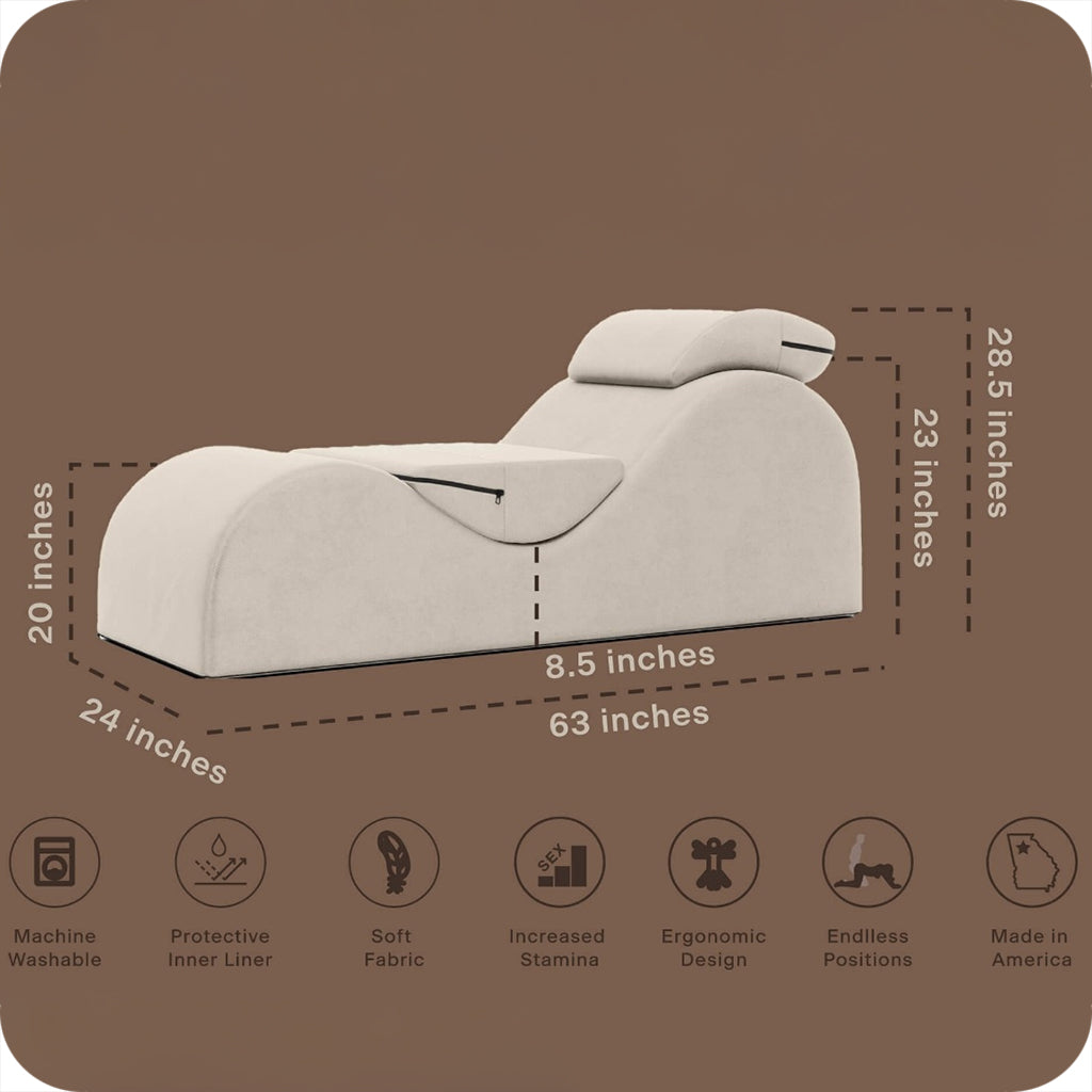 Esse Sex Lounger in Merlot Sex Furniture - Tophatter Daily Deals