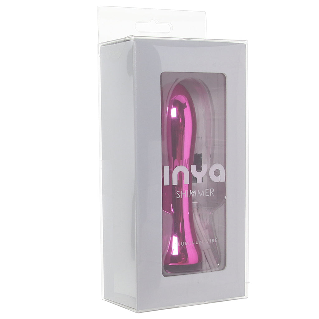 Inya Shimmer Aluminum Vibe in Pink Vibrators > Bullet and Egg Vibrators - Tophatter Daily Deals