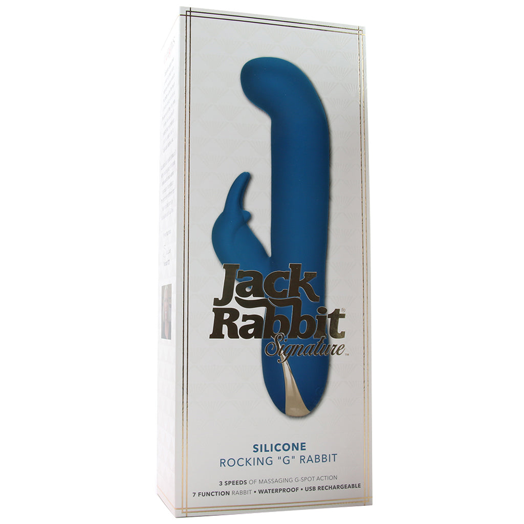Jack Rabbit Signature Silicone Rocking "G" Vibe Vibrators > Rabbit Vibrators - Tophatter Daily Deals