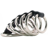 Blue Line 7 Ring Gates of Hell Cock Cage Bondage and Fetish > Tools & Accessories - Tophatter Daily Deals