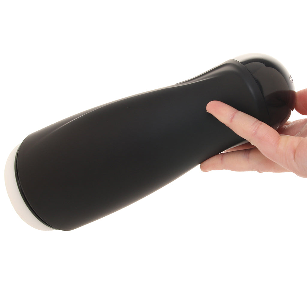 PDX Elite Fap-Gasm Auto Stroker in Frosted - Tophatter's Adult Sex Toys Online Male Masturbators > Auto Strokers - Tophatter Daily Deals