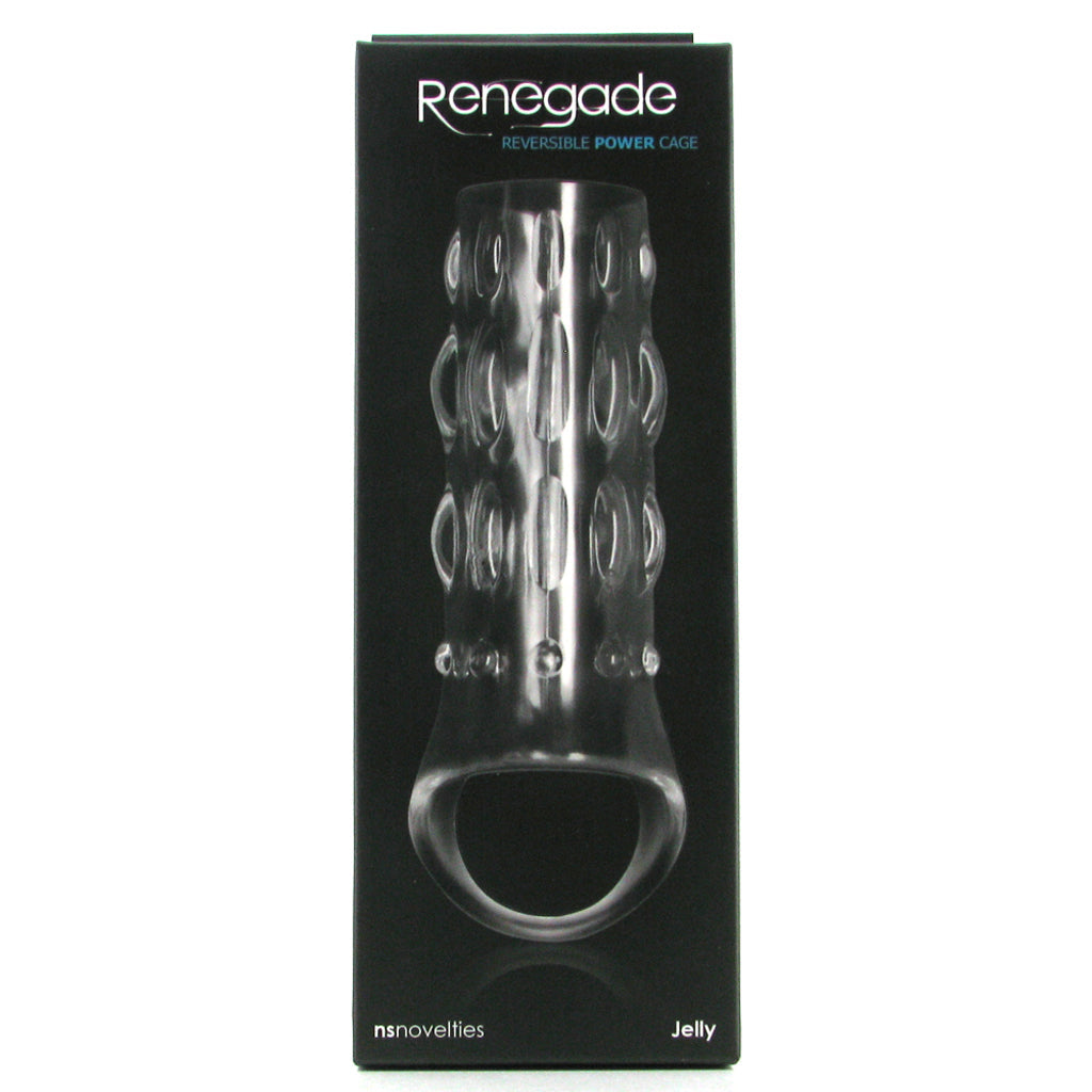 Renegade Reversible Power Cage in Clear - Tophatter's Adult Products Male Enhancement > Extenders and Sleeves - Tophatter Daily Deals