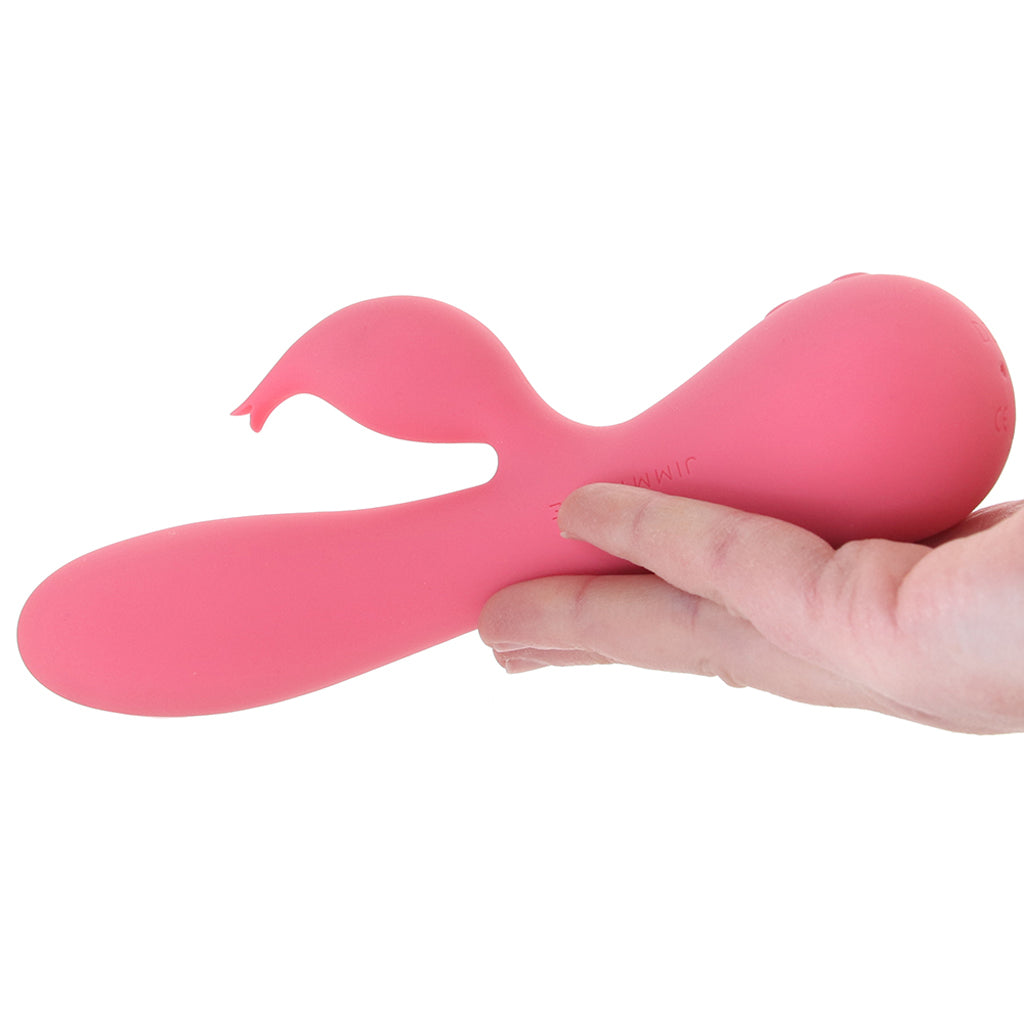 Glo Rabbit Silicone Heating Vibe in Pink Vibrators > Rabbit Vibrators - Tophatter Daily Deals