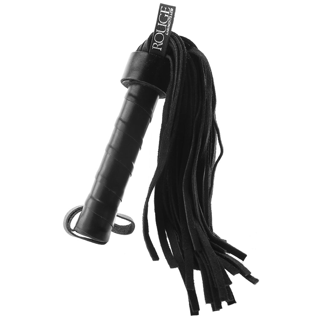 Short Suede Flogger in Black Bondage and Fetish > Whips and Crops - Tophatter Daily Deals