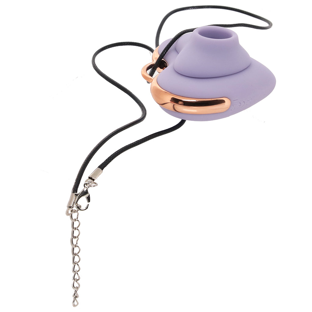 Loveline Luvie AirTap Necklace Vibe Vibrators > Clitoral Stimulators - Tophatter Daily Deals