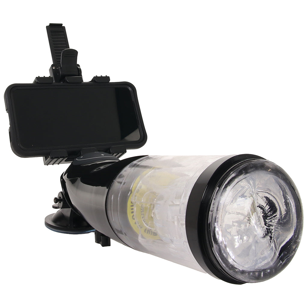 Extreme Mega-Bator Ass in Black/Clear Male Masturbators > Self-Contained Strokers - Tophatter Daily Deals
