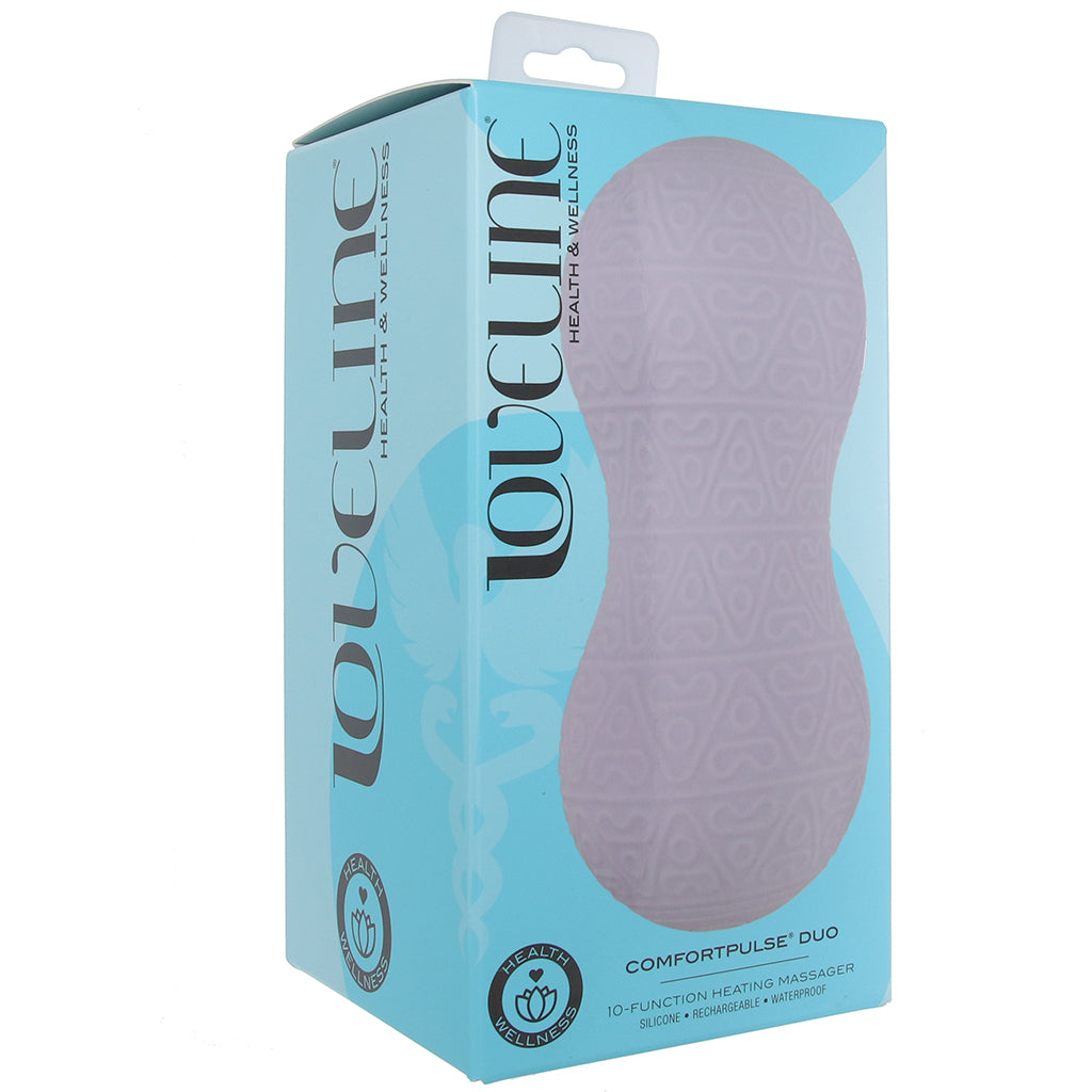 Loveline ComfortPulse Duo Heating Massager Vibrators > Clitoral Stimulators - Tophatter Daily Deals