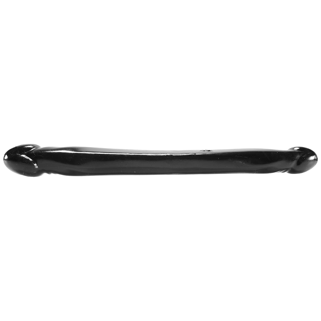 Smooth Double Header 18 Inch Dildo in Black Dildo Sex Toys > Double Ended Dildos - Tophatter Daily Deals