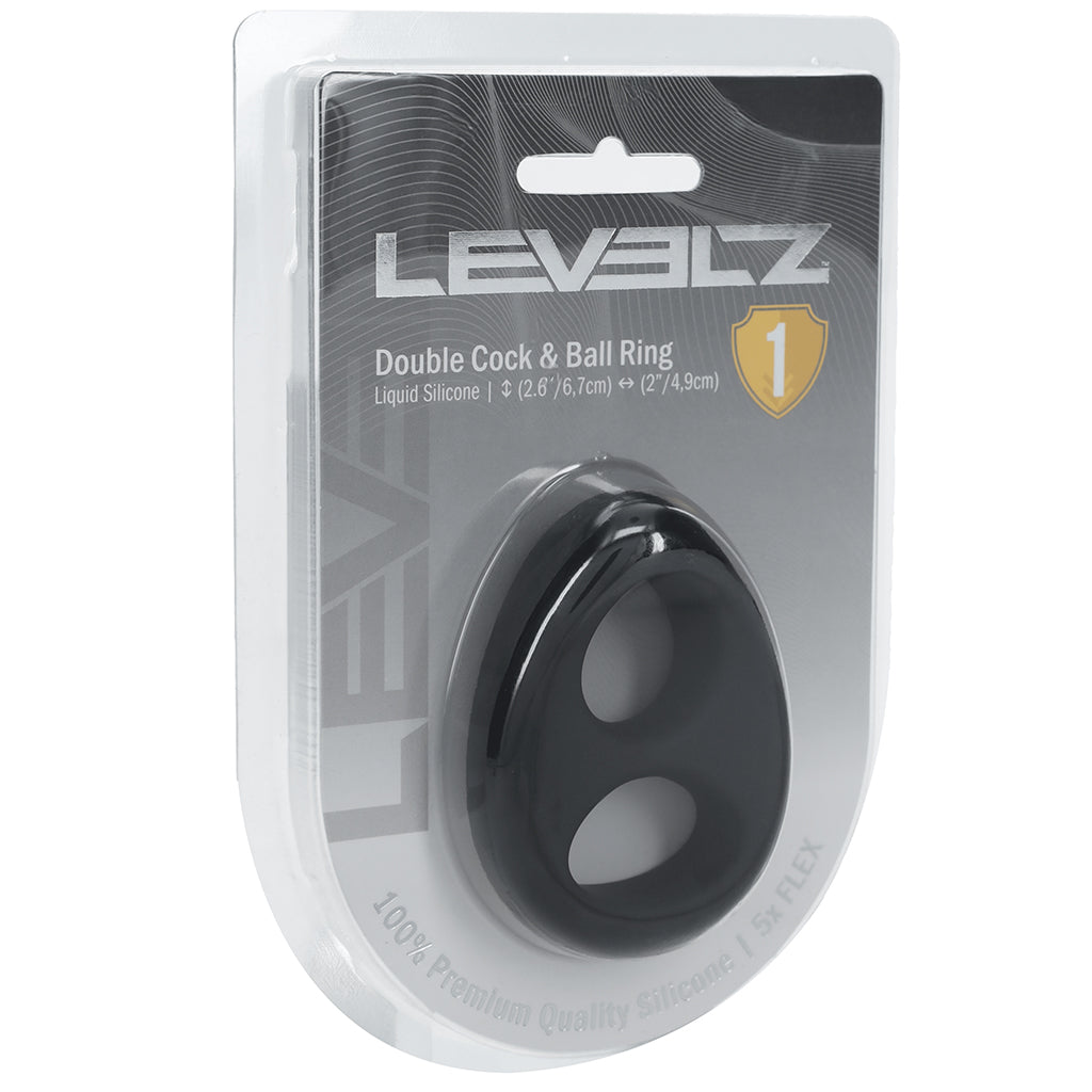 LEVELZ Double Cock & Ball Ring Cock Rings - Tophatter Daily Deals