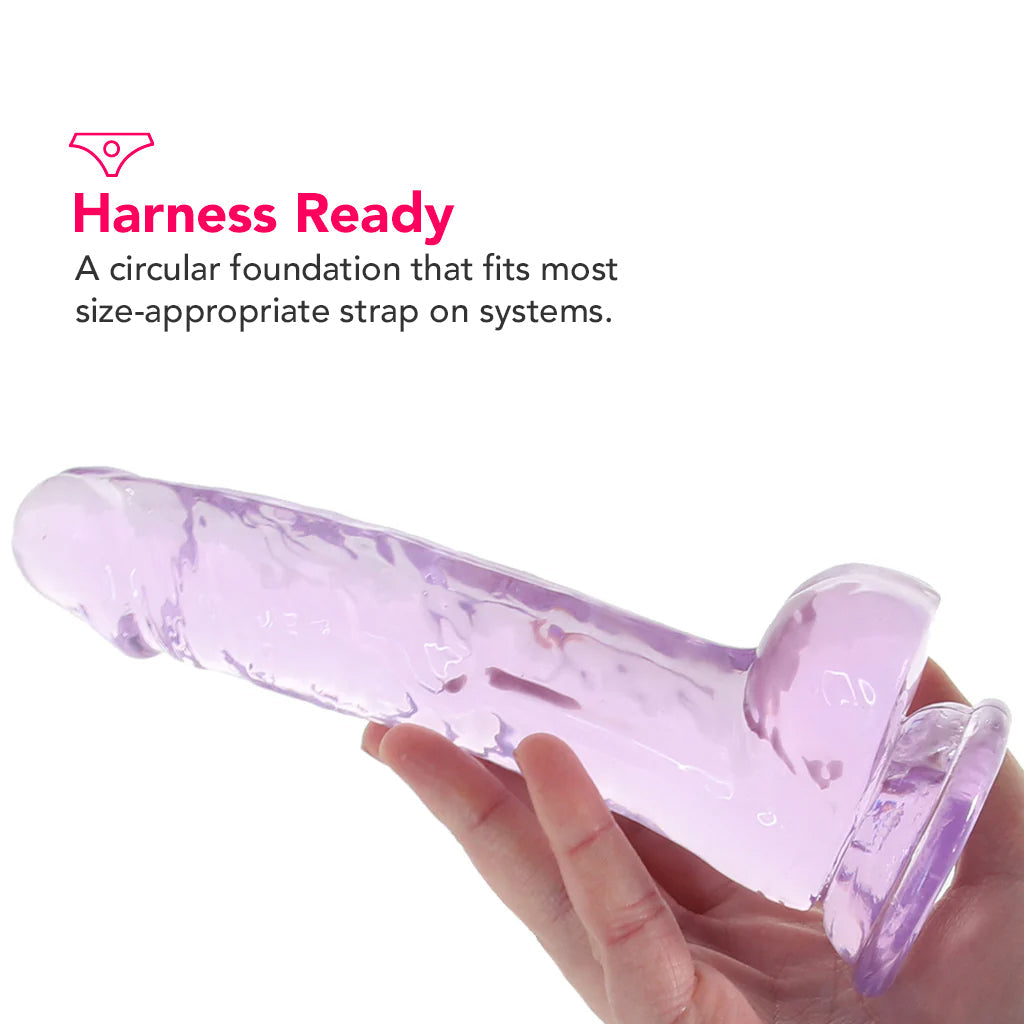 Naturally Yours 7 Inch Crystalline Dildo in Amethyst Dildo Sex Toys > Realistic Dildos - Tophatter Daily Deals