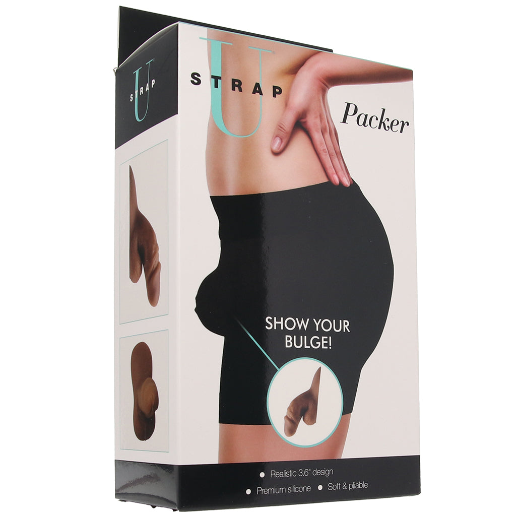 Strap U 3.6 Inch Silicone Packer in Tan - Tophatter's Adult Sex Toys Online Sexual Wellness > Gender Expression and Affirmation - Tophatter Daily Deals