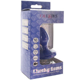 Cheeky Gems Medium Vibrating Probe in Blue Anal Sex Toys > Butt Plugs - Tophatter Daily Deals
