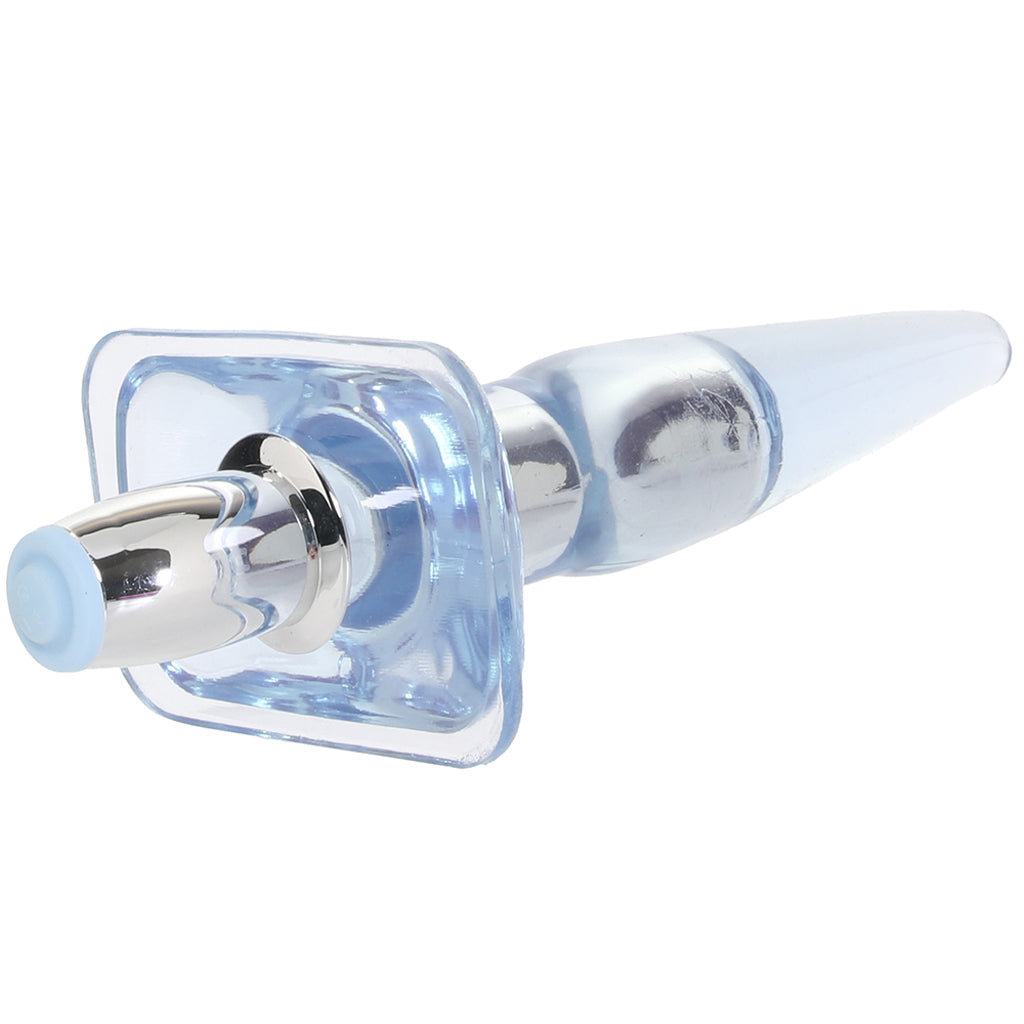High Intensity Vibro Tease Anal Probe in Ice Blue - Tophatter's Vibrator Deals Online Shop by Brand > CalExotics - Tophatter Daily Deals