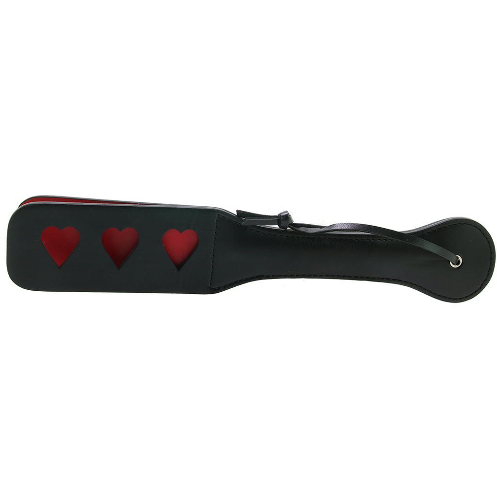 Ouch! HEARTS Paddle - Tophatter's Adult Products Bondage and Fetish > Whips and Crops - Tophatter Daily Deals