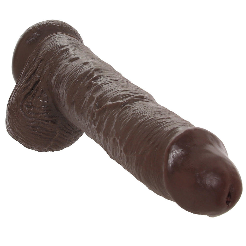 King Cock 10 Inch Cock with Balls in Brown - Tophatter's Adult Products Dildo Sex Toys > Realistic Dildos - Tophatter Daily Deals