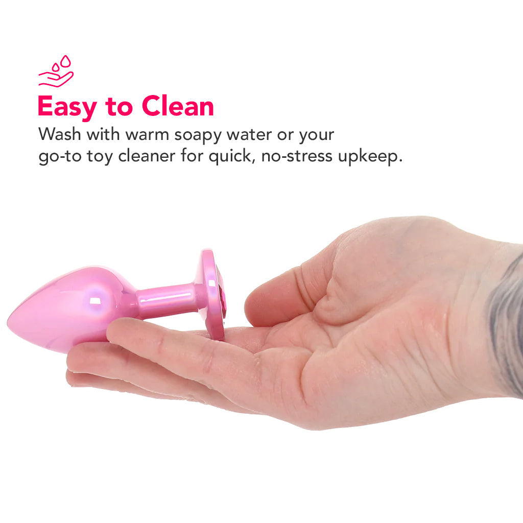 Ouch! Paris Collection Metal Anal Plug Set in Pink Anal Sex Toys > Butt Plugs - Tophatter Daily Deals