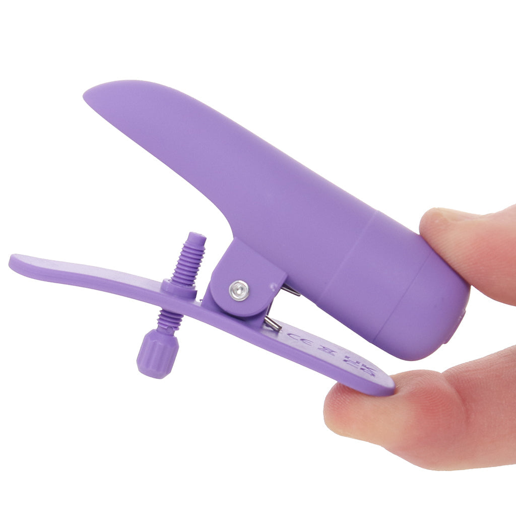 Nipplettes Vibrating Nipple Clamps in Purple - Tophatter's Adult Sex Toys Online Bondage and Fetish > Nipple Stimulators & Clamps - Tophatter Daily Deals