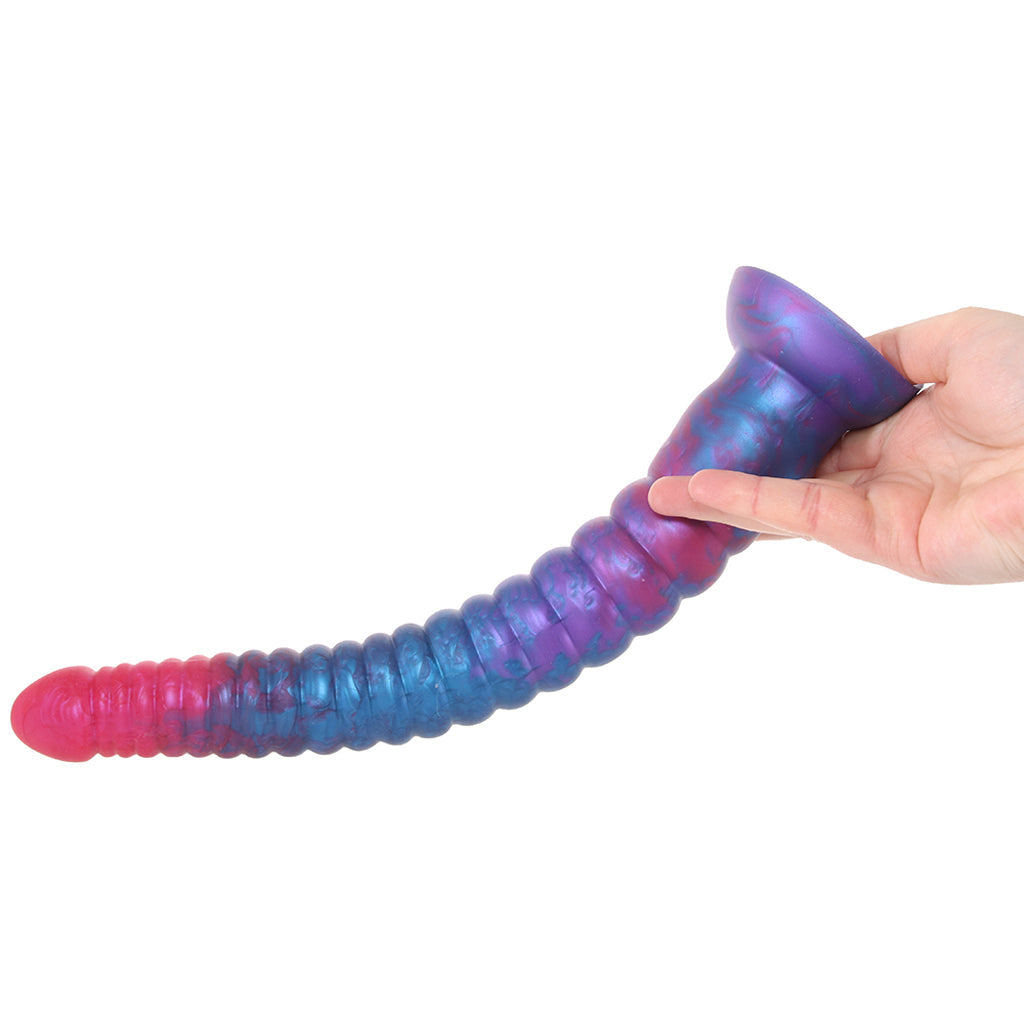 Colours Stacked 12 Inch Dildo in Pink/Blue - Tophatter's Adult Sex Toys Online Dildo Sex Toys > Non-Phallic Dildos - Tophatter Daily Deals