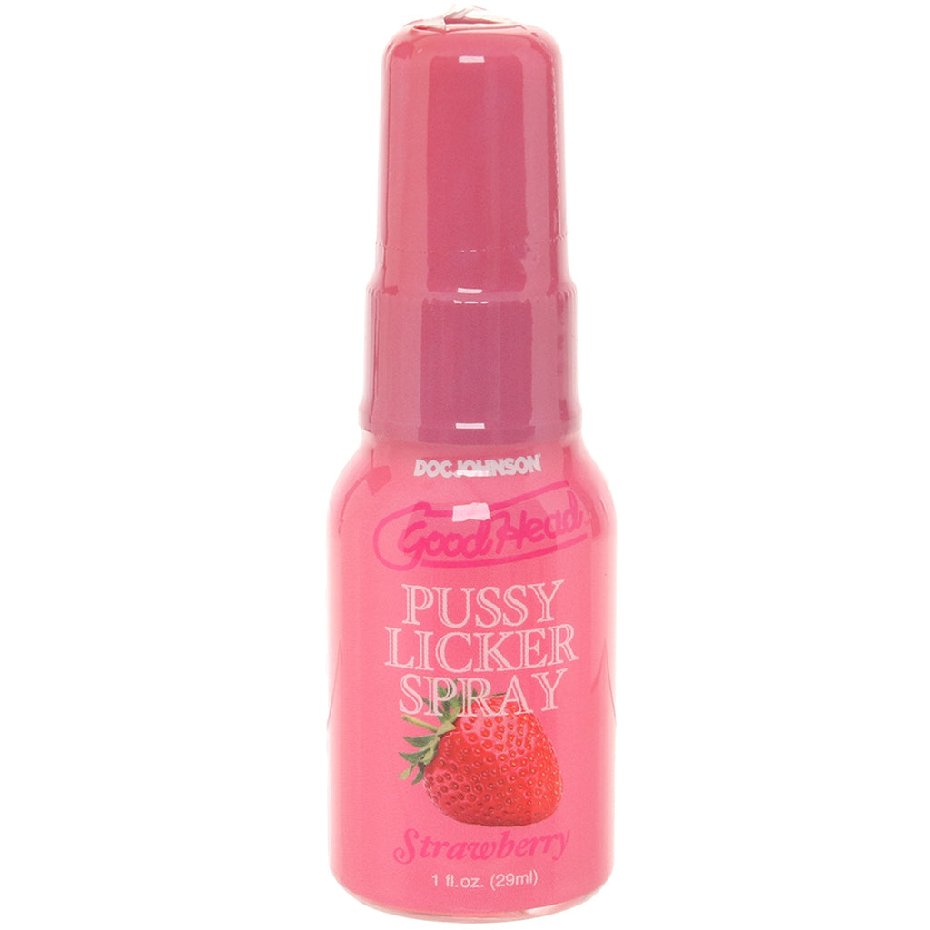 GoodHead Pussy Licker Spray 1fl.oz/29ml in Strawberry Lubes and Lotions > Flavored Sex Lubes - Tophatter Daily Deals