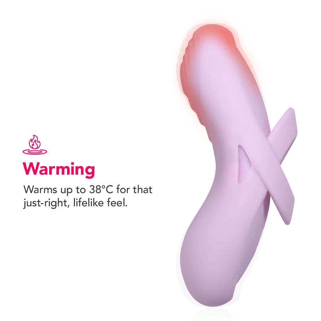 Echo 2 Flexible Panty and Finger Vibe in Pink Lilac - Tophatter's Adult Sex Toys Online Vibrators > Finger Vibrators - Tophatter Daily Deals