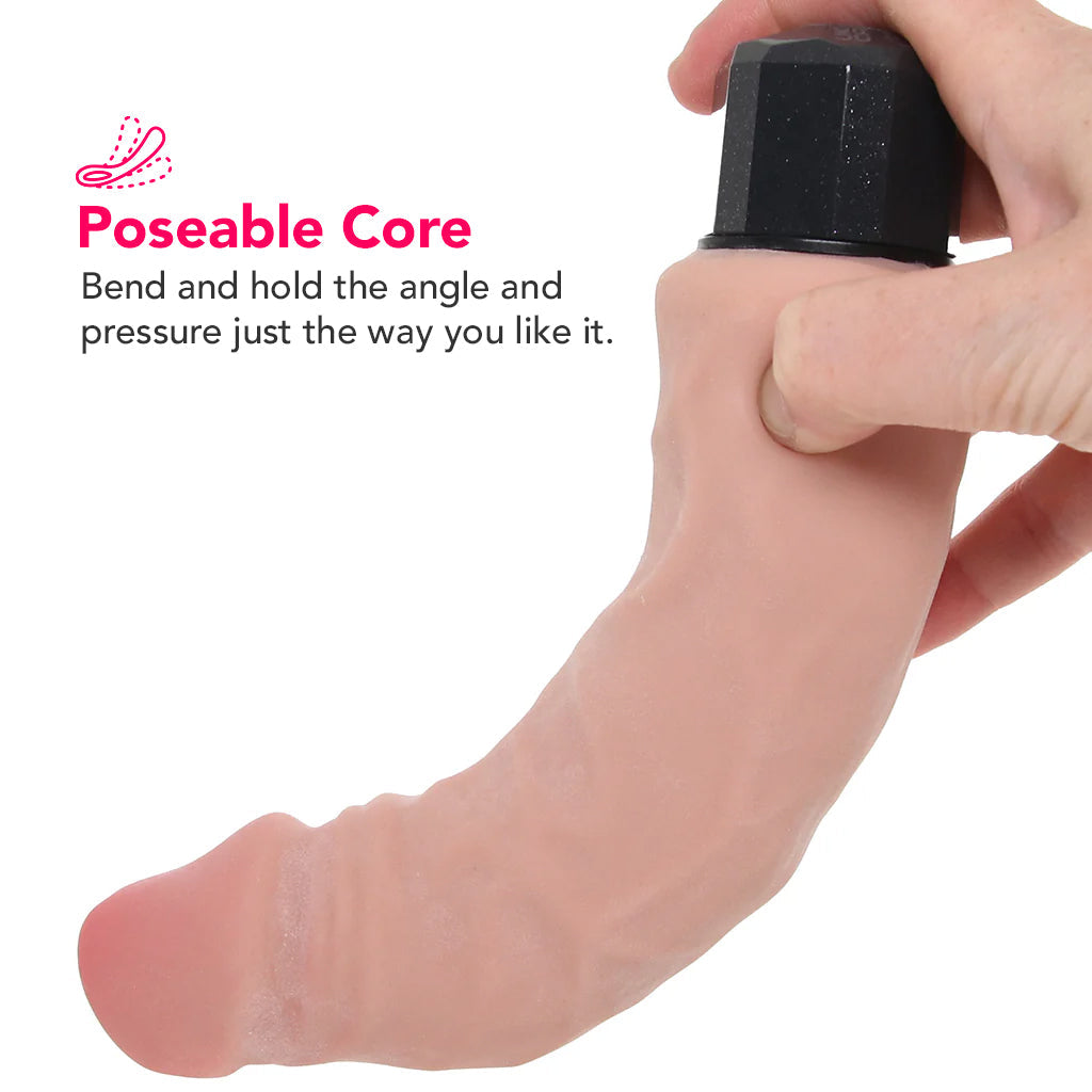 Au Naturel Big Easy 9 Inch Realistic Vibe Vibrators > Realistic Vibrator Dildos - Tophatter Daily Deals