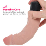 Au Naturel Big Easy 9 Inch Realistic Vibe Vibrators > Realistic Vibrator Dildos - Tophatter Daily Deals