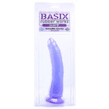 Basix Slim 7 Inch Dildo in Purple Dildo Sex Toys > Realistic Dildos - Tophatter Daily Deals