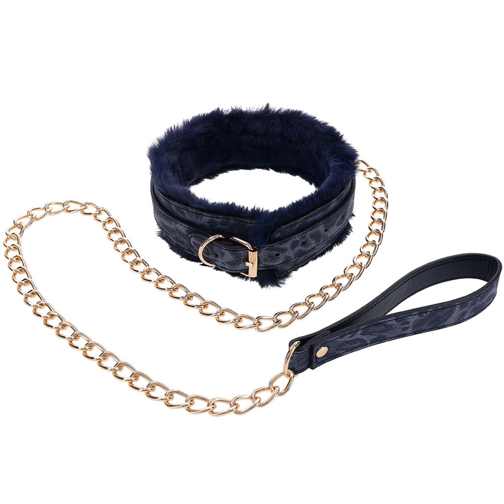 Sex & Mischief Cougar Collar & Leash - Tophatter's Adult Sex Toys Online Bondage and Fetish > Leashes and Collars - Tophatter Daily Deals
