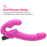 Temptasia Estella Vibrating Strapless Dildo Dildo Sex Toys > Strap-On and Harnesses - Tophatter Daily Deals