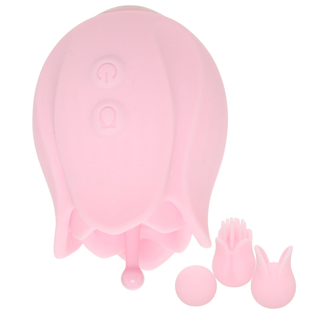 Play With Me Romantic Rose Vibe Vibrators > Clitoral Stimulators - Tophatter Daily Deals
