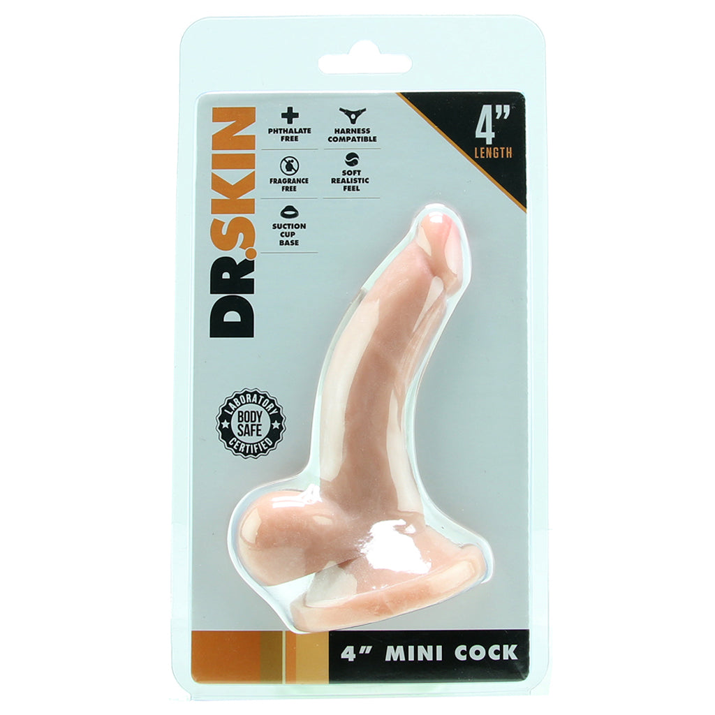 Dr. Skin 4 Inch Mini Cock in Beige - Tophatter's Adult Products Dildo Sex Toys > Realistic Dildos - Tophatter Daily Deals