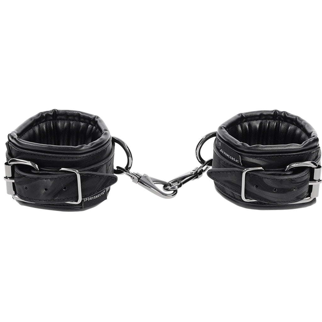 Velvet Noir Handcuffs - Tophatter's Adult Sex Toys Online Bondage and Fetish > Wrist and Ankle Cuffs - Tophatter Daily Deals